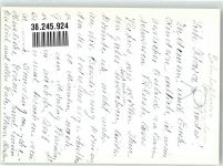 8590 Romanshorn Foto AK Pfarr- Kirche St. Johannis der Täufer Trauekarte Ort handschriftlich
