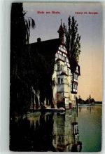 8260 Stein am Rhein 1947 Foto AK Kloster St. Georgen