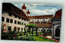 6274 Eschenbach LU Foto AK Kloster Konventgebäude Kreuzgarten