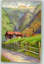 6067 Melchtal 1933 Künstlerkarte sign. Zürcher Melchthal