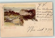 Rochers de Naye 1903 - et les Alpes