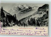 3723 Kiental - Partie im Kienthal mit Blümlisalp