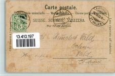 8640 Rapperswil SG 1903 Lithographie / Mondschein Gruss aus - Verlag Gebr. Metz 6156 AK