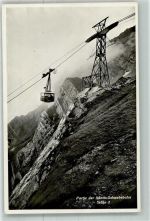 Säntis Foto AK Seilbahn