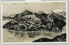 6410 Rigi Kulm Künstlerkarte Bürgenstock AKU2