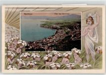1820 Montreux 1907 Lithographie