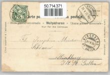 6410 Goldau Lithographie / Künstlerkarte sign. C.Steinmann