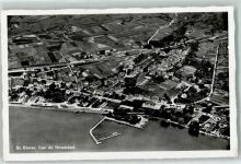 St-Blaise Lac de Neuchatel Flugaufnahme Gaberell