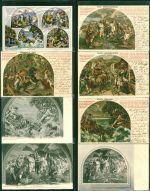 Tellskapelle Fresken und Wandgemälde Lot mit 17 AK, 1899 - ca. 1920; gute Erhaltung, teils gelaufen Sammlung Schweiz Kleinposten bis 20