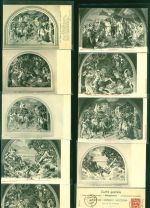 Tellskapelle Fresken und Wandgemälde Lot mit 17 AK, 1899 - ca. 1920; gute Erhaltung, teils gelaufen Sammlung Schweiz Kleinposten bis 20