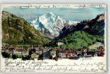 3800 Interlaken 1903 Künstlerkarte sign. C. Steinmann