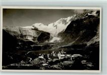 3906 Saas-Fee - Gesamtansicht mit Bergen