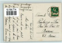 3906 Saas-Fee - Gesamtansicht mit Bergen