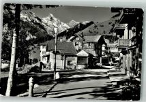 3825 Mürren 1958 Foto AK Geschäft Bank Dorfstrasse
