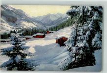 7250 Klosters - Winter Photochromie Serie 216 Nr. 3570