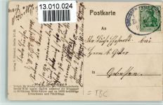 Holzpferd mit Rollen - TBC Spenden AK Tuberkulose Künstlerkarte
