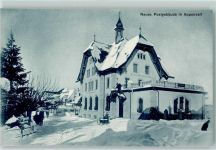 9050 Appenzell - Neues Postgebäude Winter