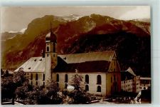 6390 Engelberg - Klosterkirche mit Titlis