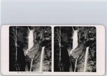 3860 Meiringen - Stereofoto format ca. 18 x 9 cm, Reichenbachfall