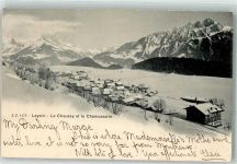 1854 Leysin - Le Chaussy le Chamossaire Winter
