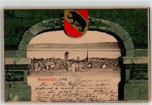 2520 La Neuveville 1902 Lithographie