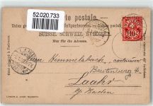 2520 La Neuveville 1902 Lithographie