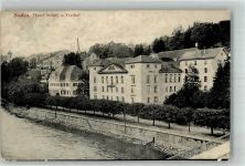 5400 Baden 1912 Foto AK Hotel Schiff und Freihof