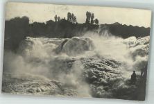 Laufen Rheinfall Motiv Schweiz 1913 Foto AK