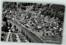 2882 St-Ursanne 1975 Foto AK Fliegeraufnahme