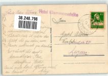 Klausenpass 1927 Foto AK