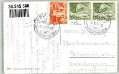 6363 Bürgenstock 1957 Foto AK Lift Hammetschwand