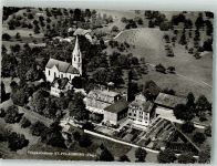 9225 St. Pelagiberg 1954 Foto AK Fliegeraufnahme Kirche St. Pelagiberg