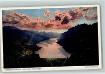 Abendstimmung über dem Walensee - Nr. 5298 AK Gaberell