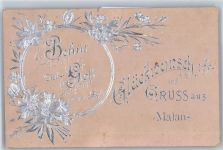 7208 Malans GR - Behüt dich Gott, Glückwunsch, Prägekarte
