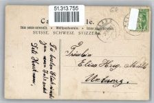 7208 Malans GR - Behüt dich Gott, Glückwunsch, Prägekarte