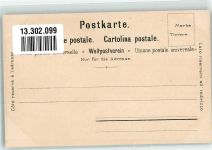 Valens sign. Steinmann, C. Künstlerpostkarte Nr. 2146 Taminaschlucht Quellenweg Steinmann Lithographie