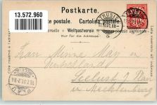 7430 Thusis 1901 Lithographie sign. Steinmann, C. Schweizer Künstlerpostkarte Splügenstrasse
