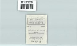 1716 Plaffeien - Vignette Wappen Kaffee Hag ca 1920-1940