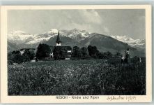 3703 Aeschi b. Spiez - Kirche Alpen