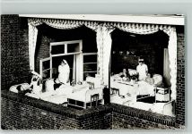 Rotterdam Krankenhaus - Betten auf der Terrasse - Ziekenhuis "Eudokia" Tuberkulose 1954