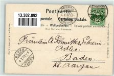 Winterthur sign. Steinmann, C. Schloss Kyburg Künstlerpostkarte Steinmann 1902 Lithographie