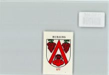 1183 Bursins - Vignette Wappen Kaffee Hag ca 1920-1940 Bursins