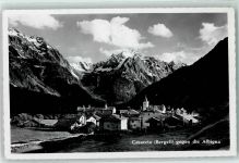 Casaccia Bergell gegen die Albigna Gaberell