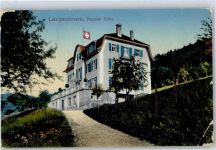 4438 Langenbruck Lithographie Pension Erika