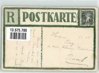 8630 Rüti ZH 1920 Gebrauchsspuren Lithographie Kantonales Turnfest Sonderstempel