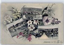 2012 Auvernier - Mehrfachansicht Segelboote Blumen 1912