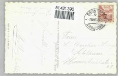 2074 Marin-Epagnier 1946 - Bahnpost