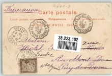 6390 Engelberg 1902 Foto AK Das End der Welt im Horbistal