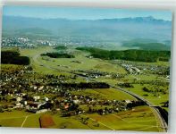 9542 Münchwilen TG Foto AK Fliegeraufnahme Fabrik Sutter Ag