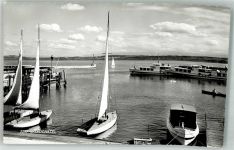 2000 Neuchâtel Neuenburg Foto AK Hafen Sportboote